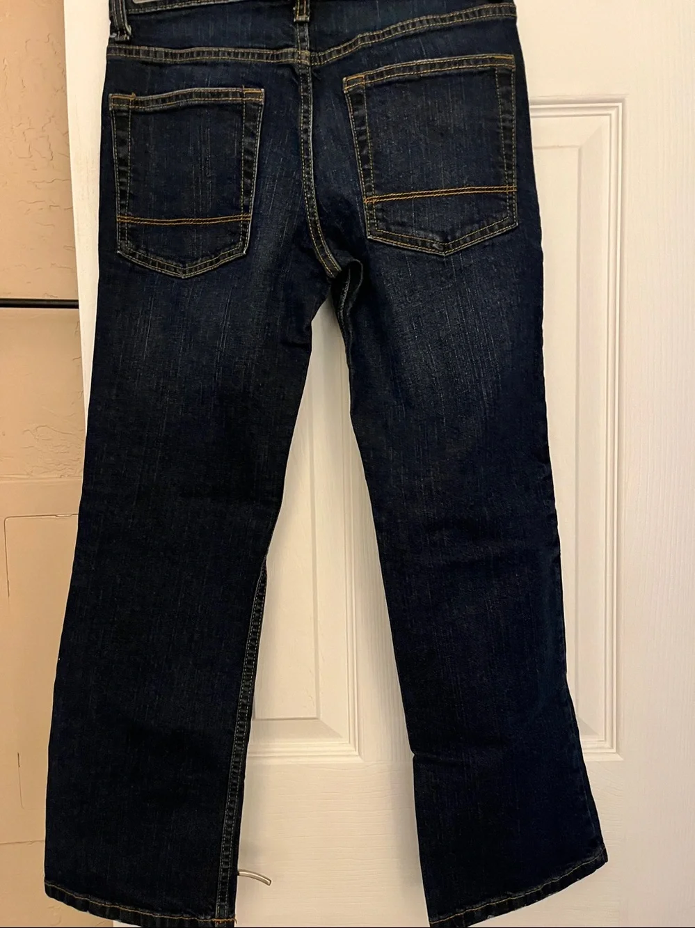 CAT&JACK Boys Dark Blue Bootcut Jeans Size 10